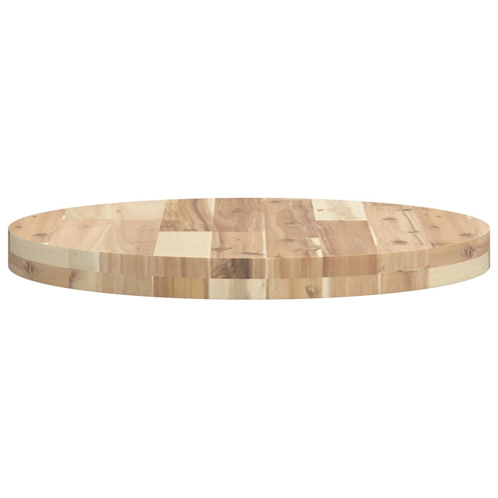 vidaXL Table Top Round Ø50x4 cm Solid Wood Acacia