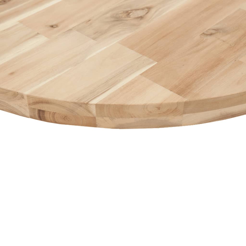 vidaXL Table Top Round Ø50x4 cm Solid Wood Acacia