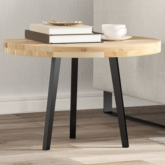 vidaXL Table Top Round Ø60x4 cm Solid Wood Acacia