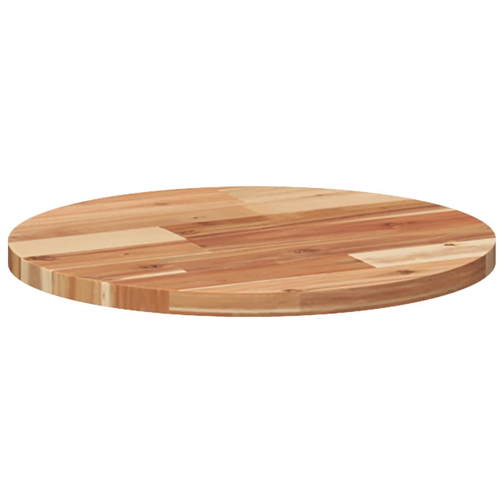 vidaXL Table Top Round Ø40x2 cm Solid Wood Acacia