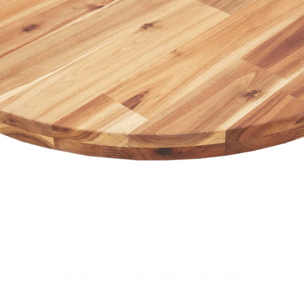 Table Top Round Ø50x2 cm Solid Wood Acacia
