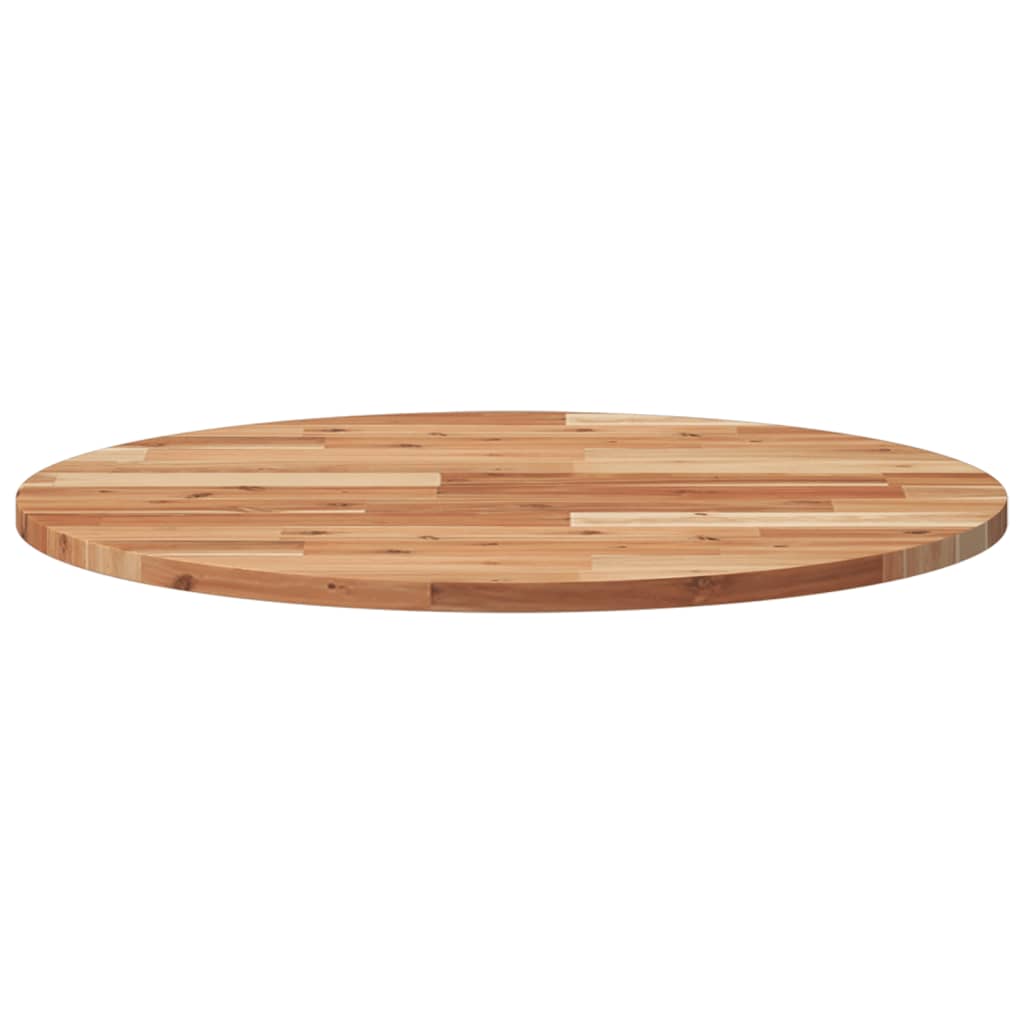 vidaXL Table Top Round Ø70x2 cm Solid Wood Acacia