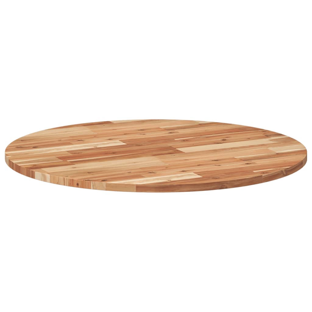 vidaXL Table Top Round Ø80x2 cm Solid Wood Acacia