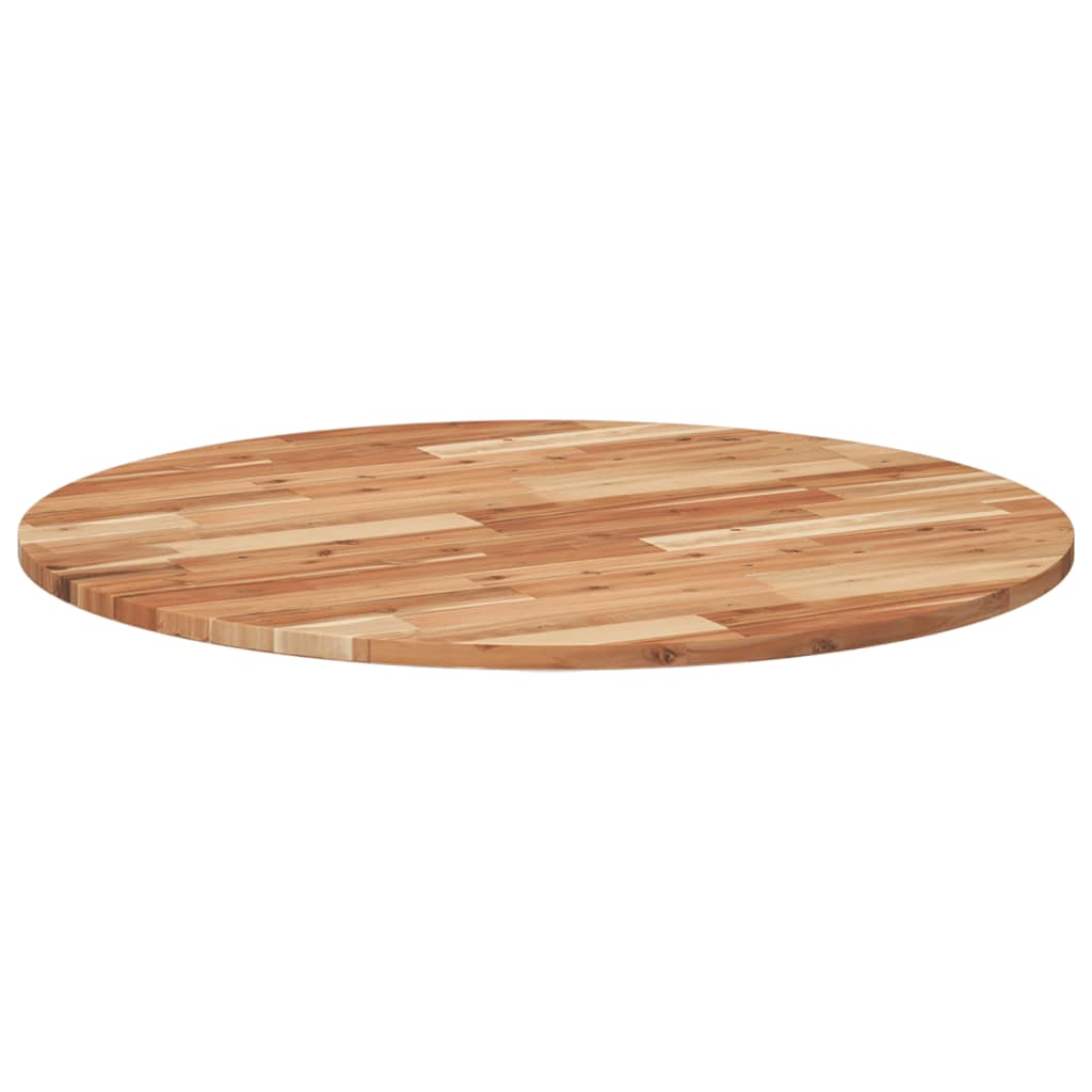 vidaXL Table Top Round Ø90x2 cm Solid Wood Acacia