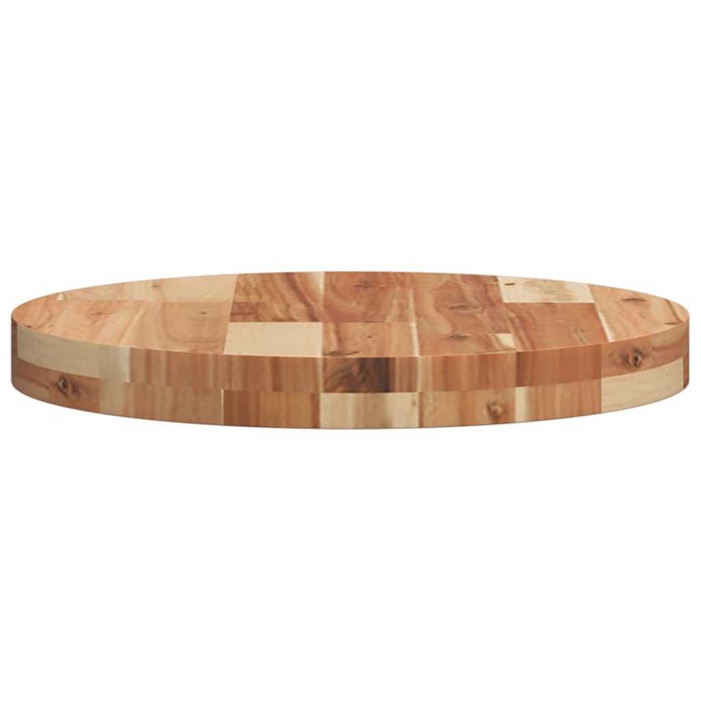 vidaXL Table Top Round Ø40x4 cm Solid Wood Acacia