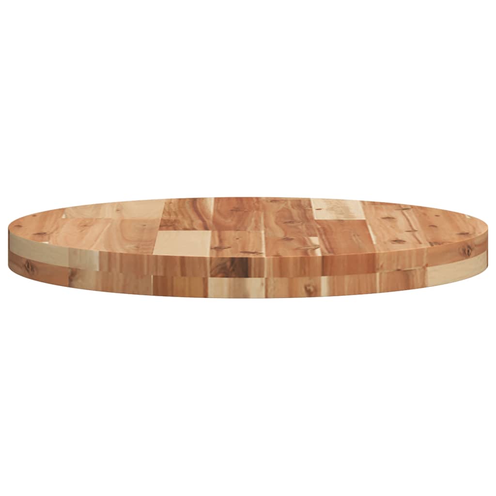 vidaXL Table Top Round Ø50x4 cm Solid Wood Acacia