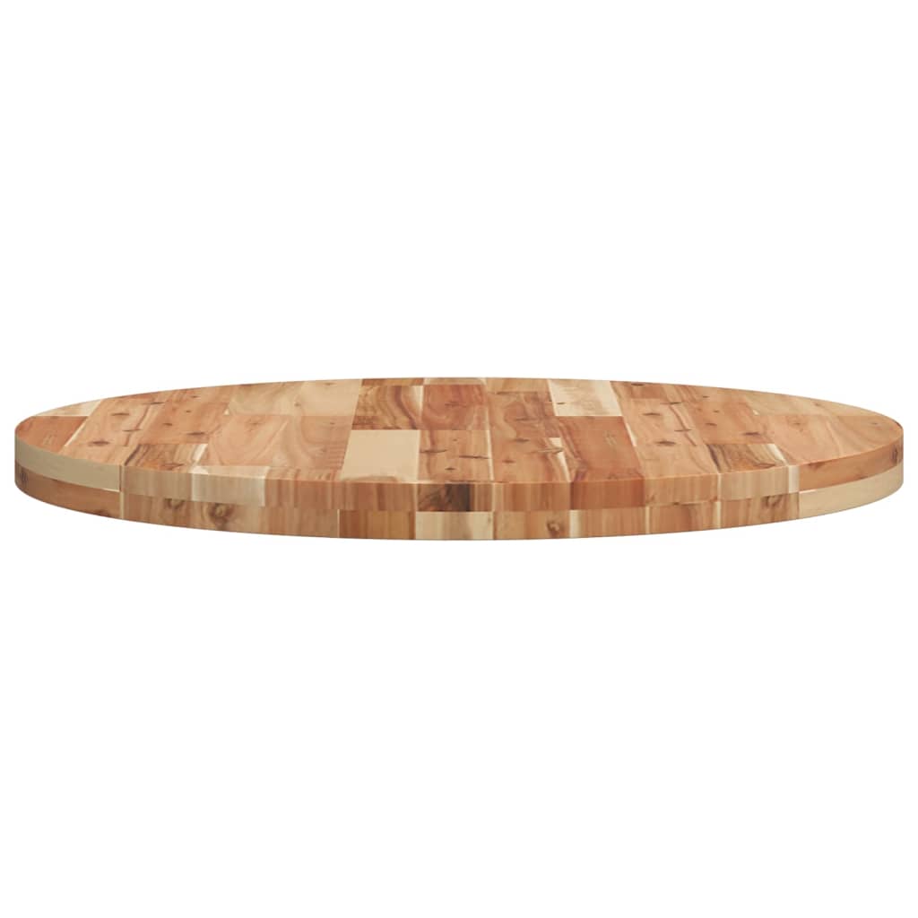 vidaXL Table Top Round Ø70x4 cm Solid Wood Acacia