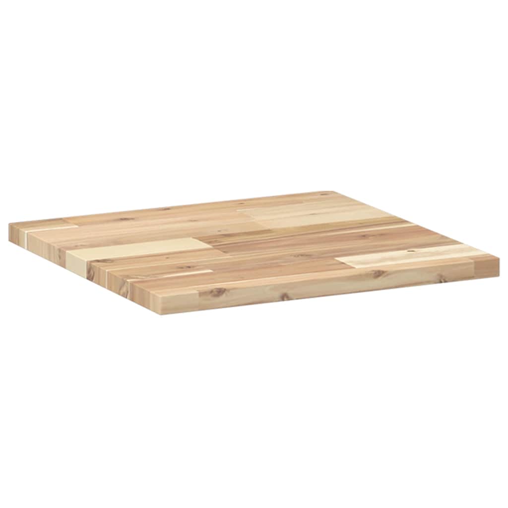 Table Top Square 40x40x2 cm Solid Wood Acacia