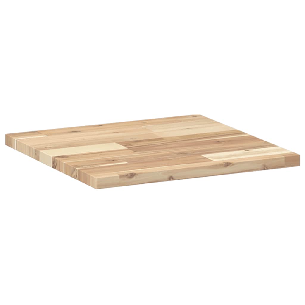 Table Top Square 40x40x2 cm Solid Wood Acacia