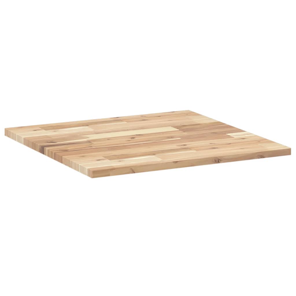 Table Top Square 60x60x2 cm Solid Wood Acacia