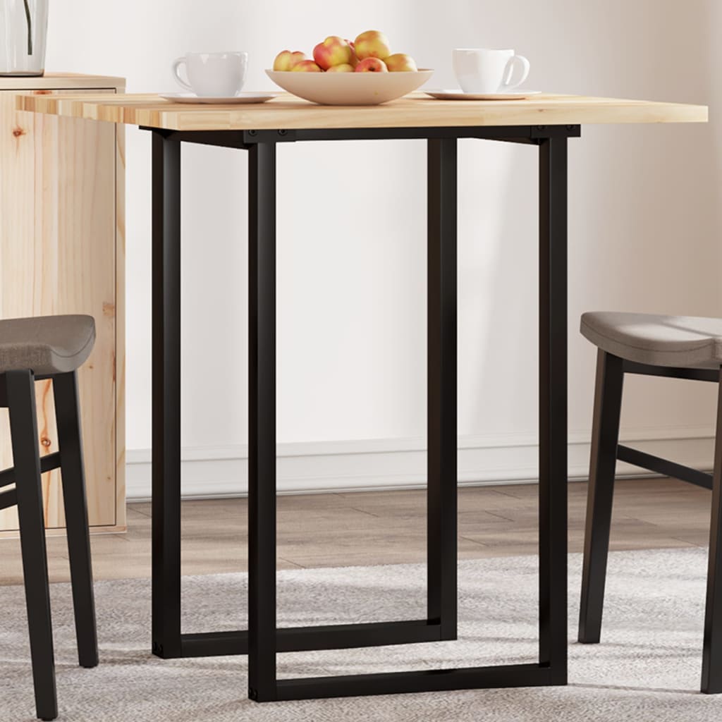 Table Top Square 70x70x2 cm Solid Wood Acacia
