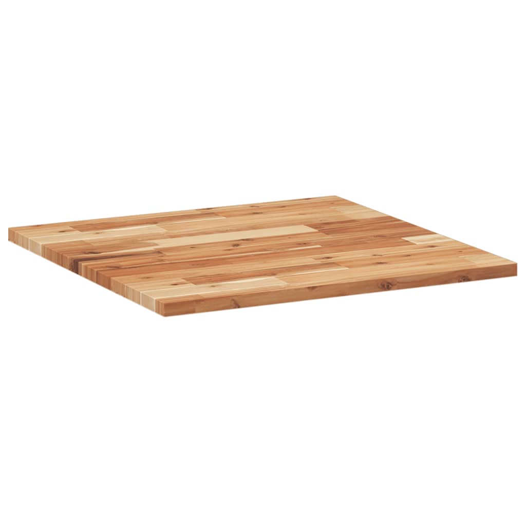 Table Top Square 60x60x2 cm Solid Wood Acacia
