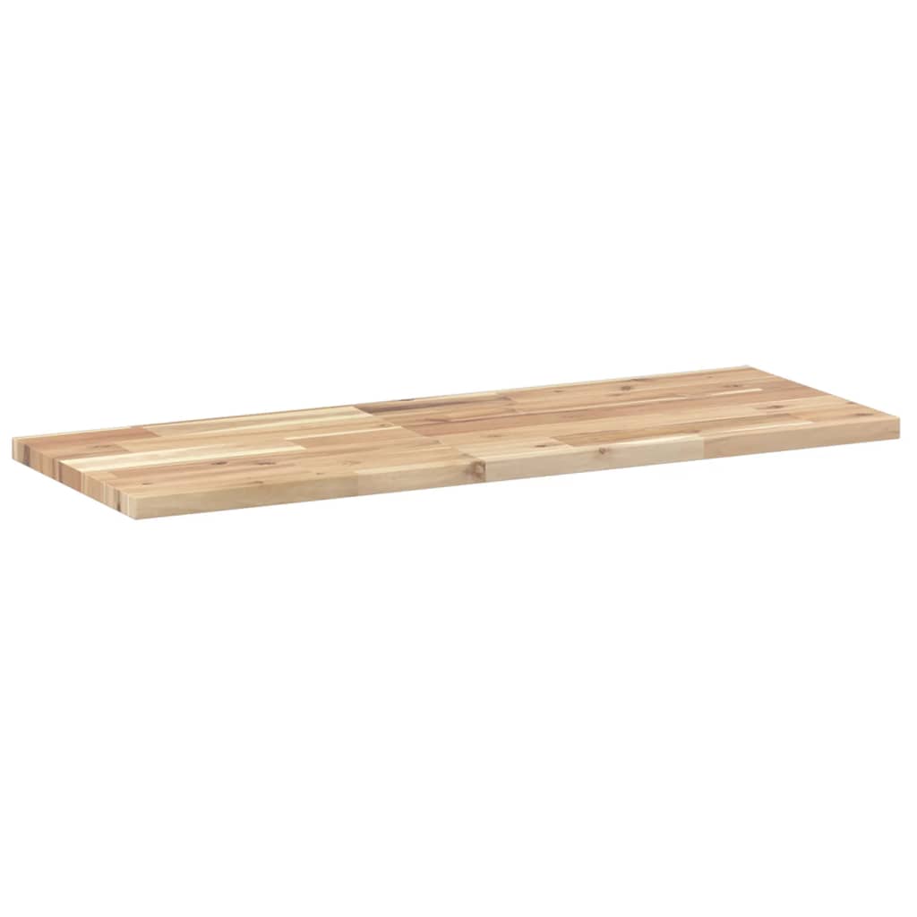 Table Top 80x30x2 cm Rectangular Solid Wood Acacia