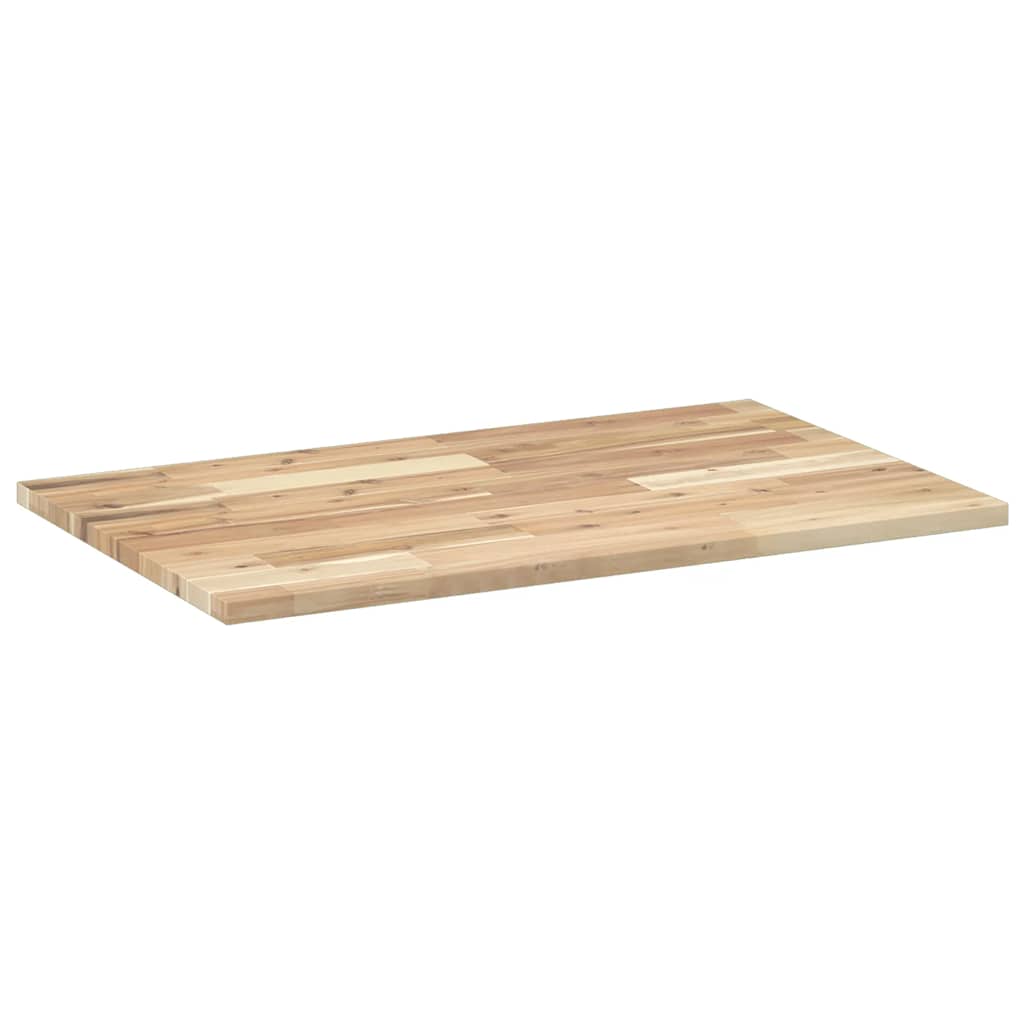 Table Top Rectangular 60x50x2 cm Solid Wood Acacia