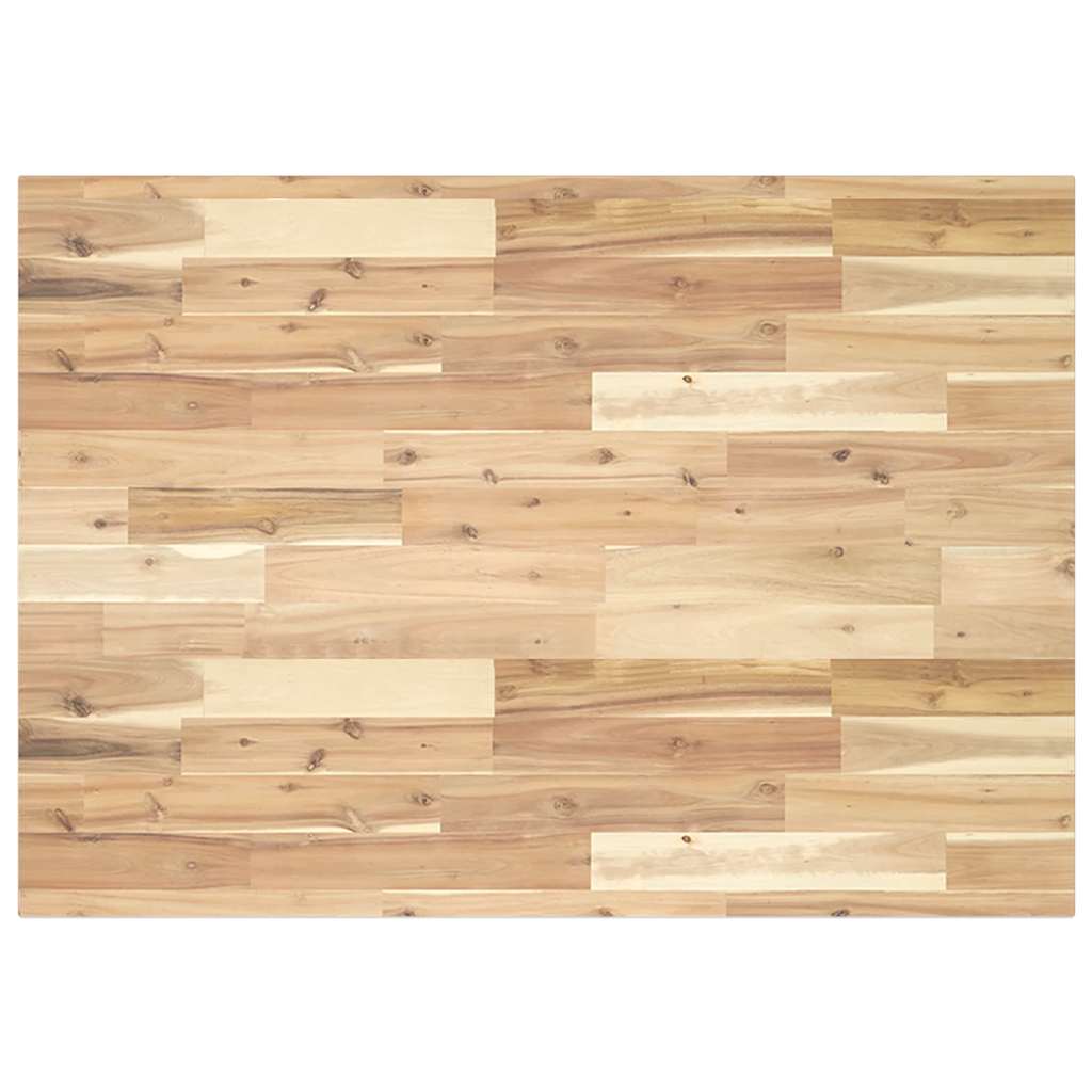 Table Top Rectangular 120x70x2 cm Solid Wood Acacia