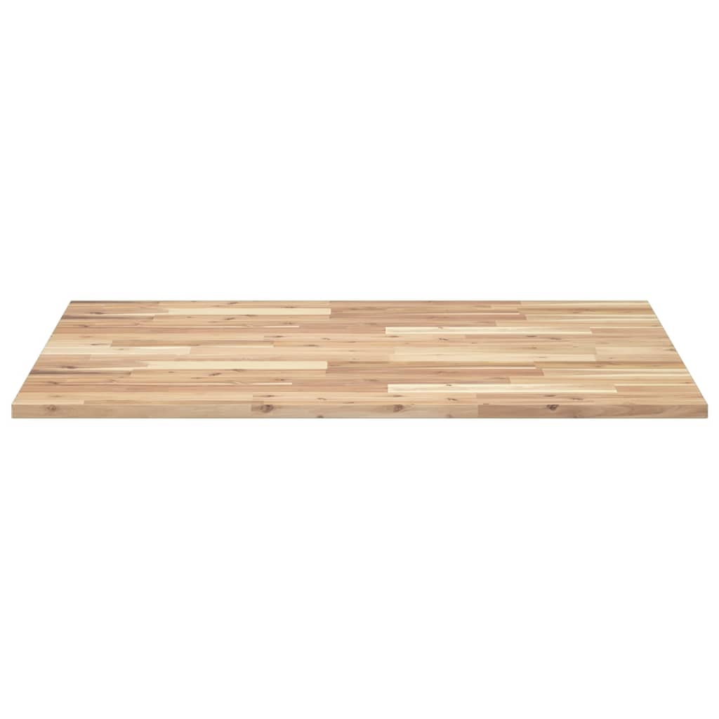 vidaXL Table Top Rectangular 100x80x2 cm Solid Wood Acacia