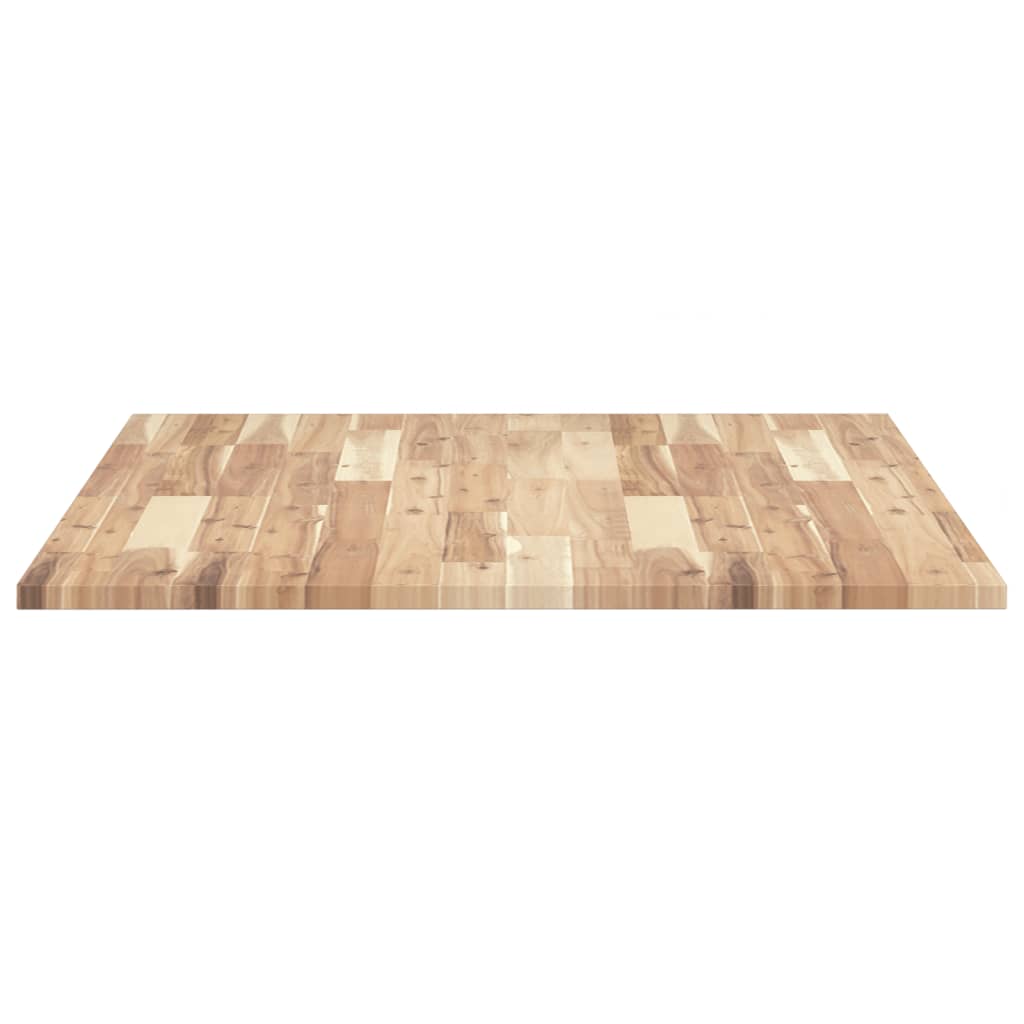 vidaXL Table Top Rectangular 100x80x2 cm Solid Wood Acacia