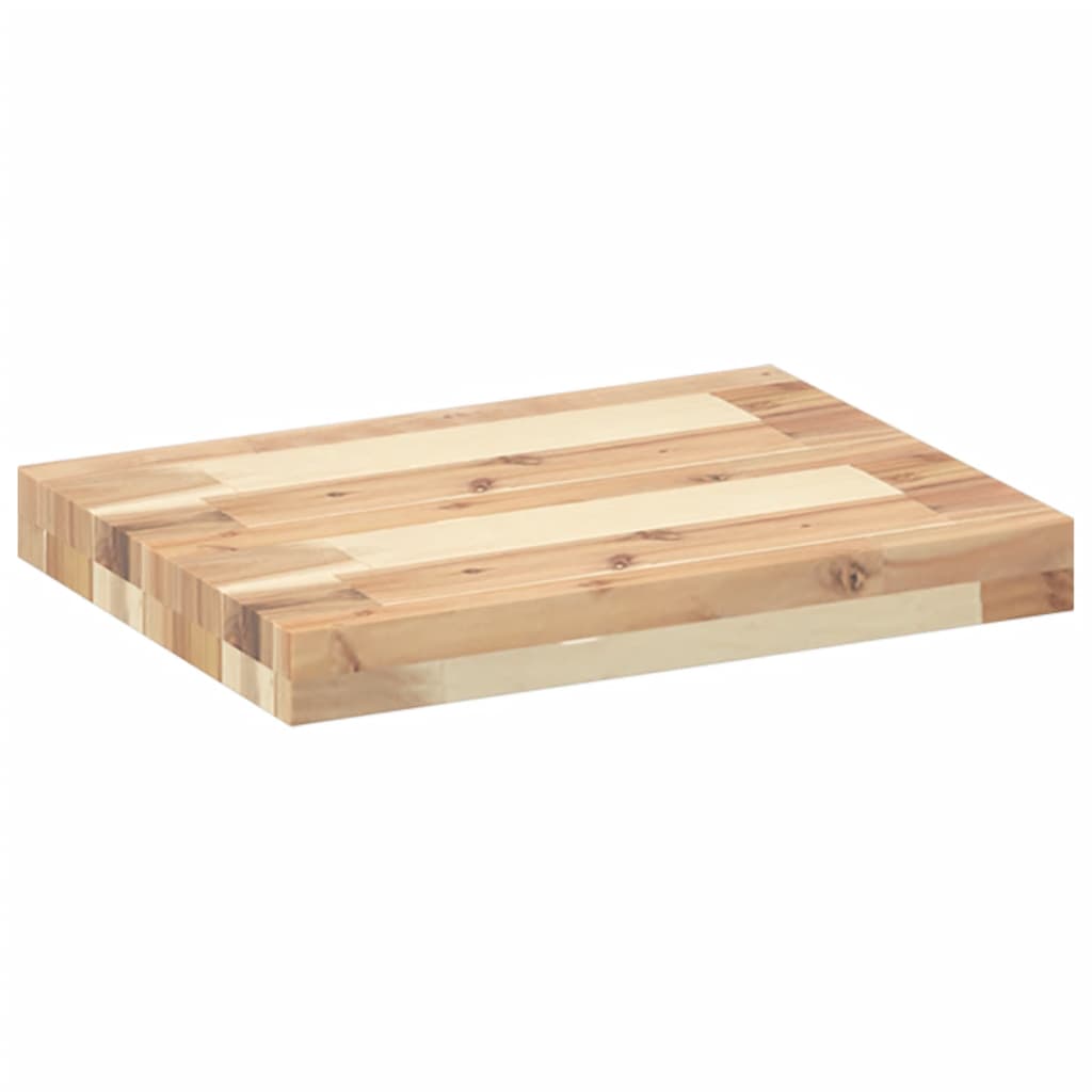 vidaXL Table Top 60x30x4 cm Rectangular Solid Wood Acacia