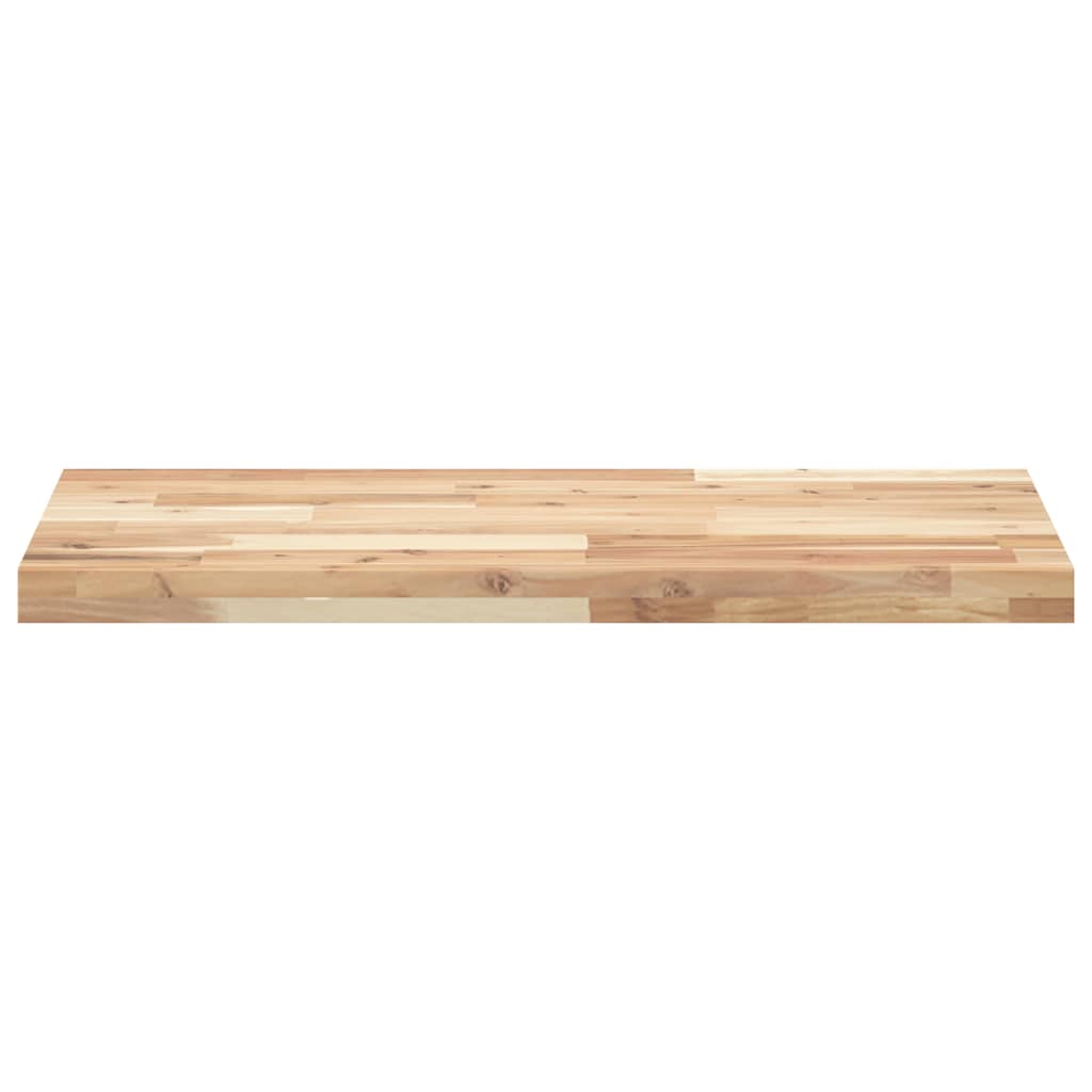 Table Top 80x40x4 cm Rectangular Solid Wood Acacia