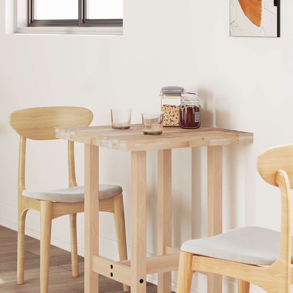 Table Top Rectangular 100x60x4 cm Solid Wood Acacia
