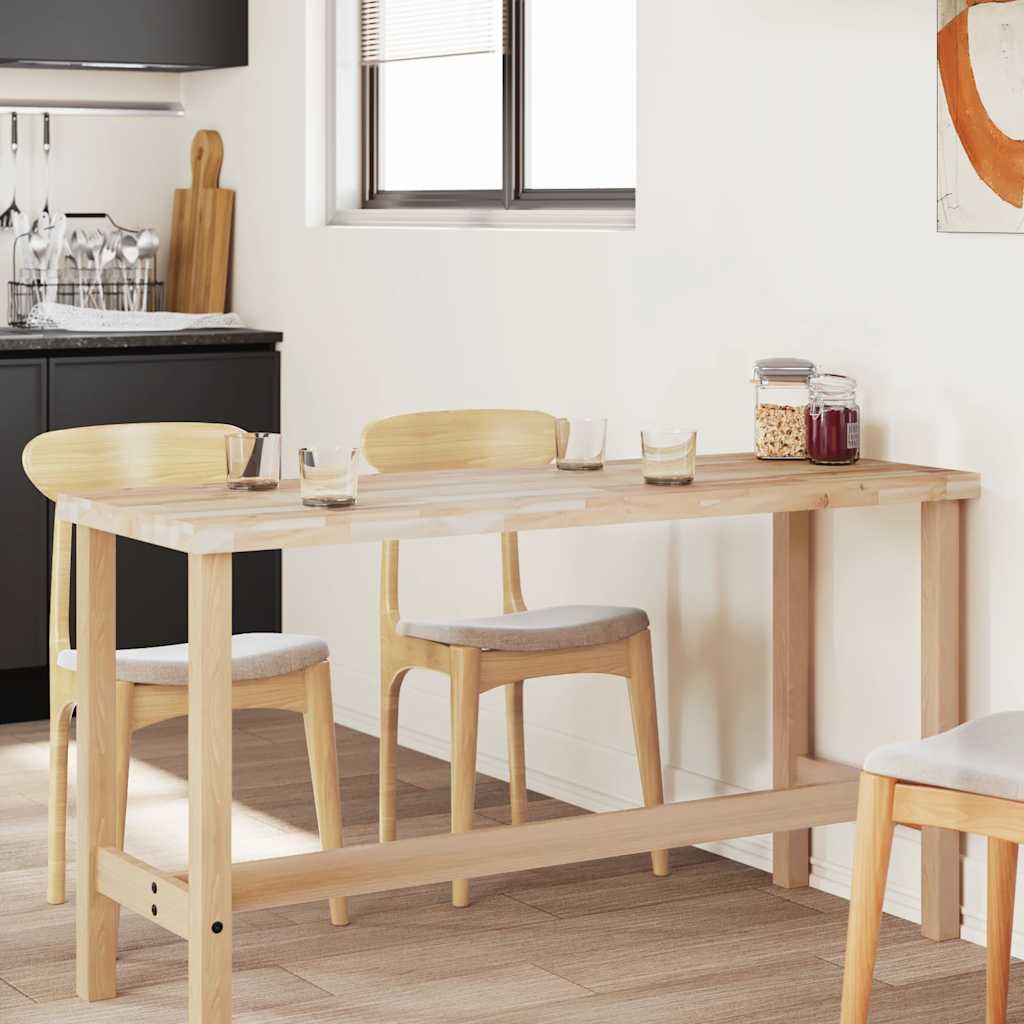 Table Top Rectangular 120x60x4 cm Solid Wood Acacia