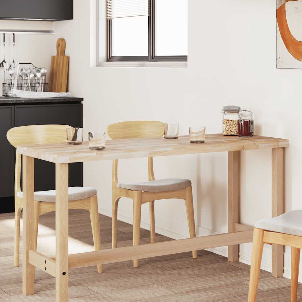Table Top Rectangular 140x60x4 cm Solid Wood Acacia