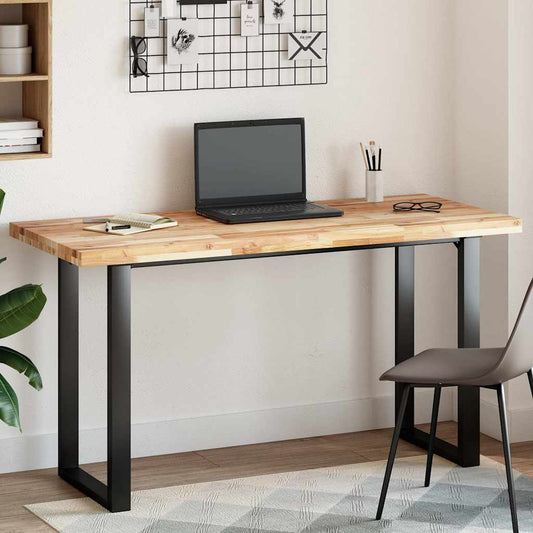 Table Top Rectangular 140x60x4 cm Solid Wood Acacia