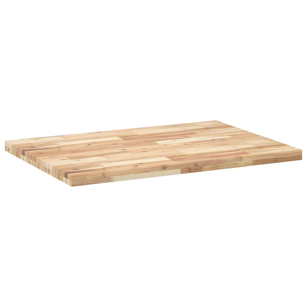 vidaXL Table Top Rectangular 80x70x4 cm Solid Wood Acacia