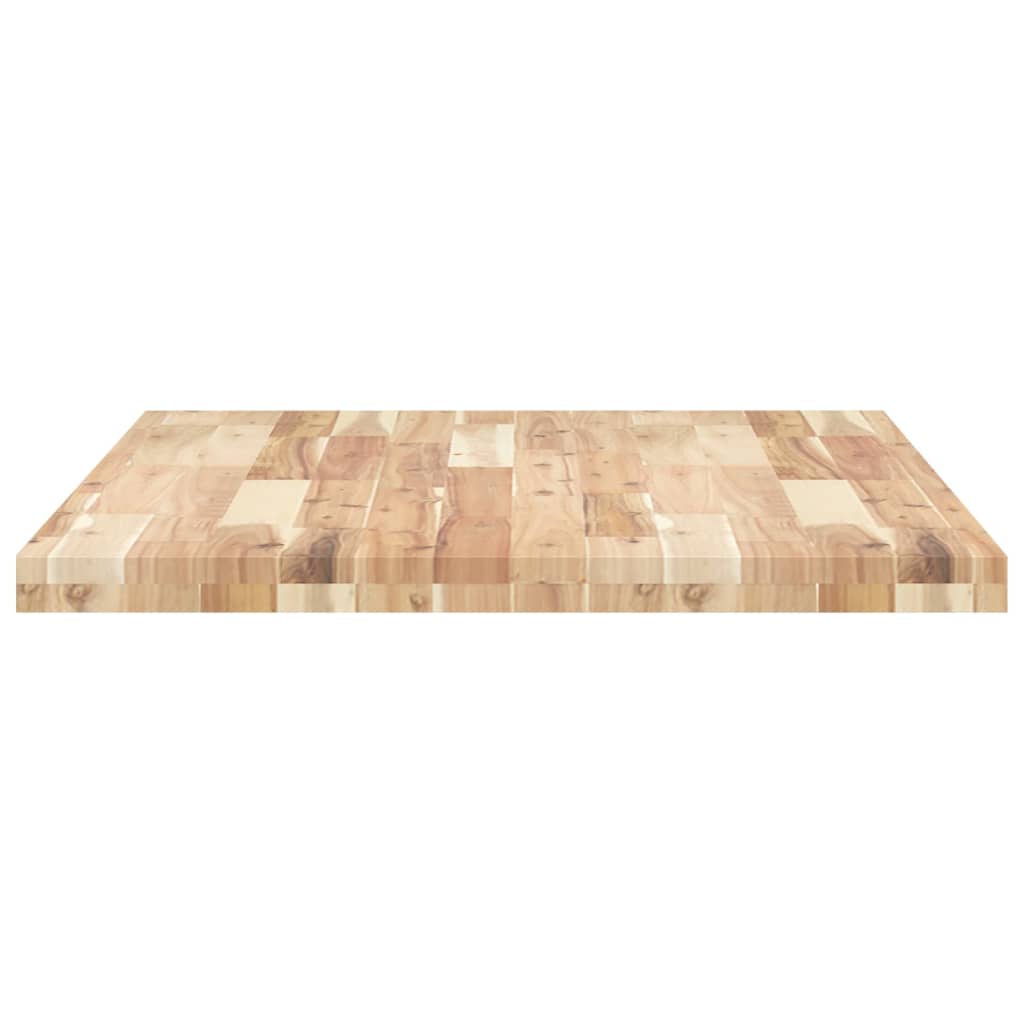 vidaXL Table Top Rectangular 80x70x4 cm Solid Wood Acacia