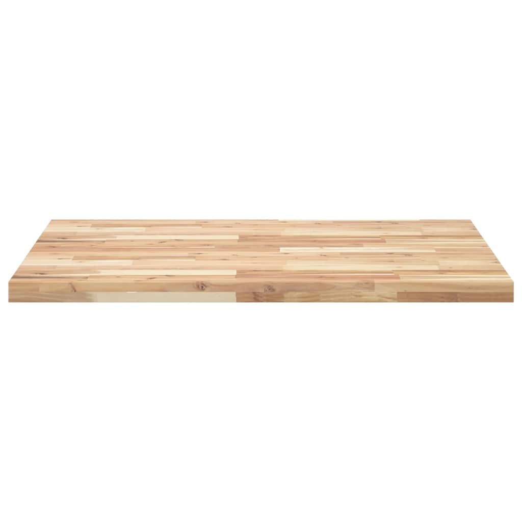 vidaXL Table Top Rectangular 100x80x4 cm Solid Wood Acacia