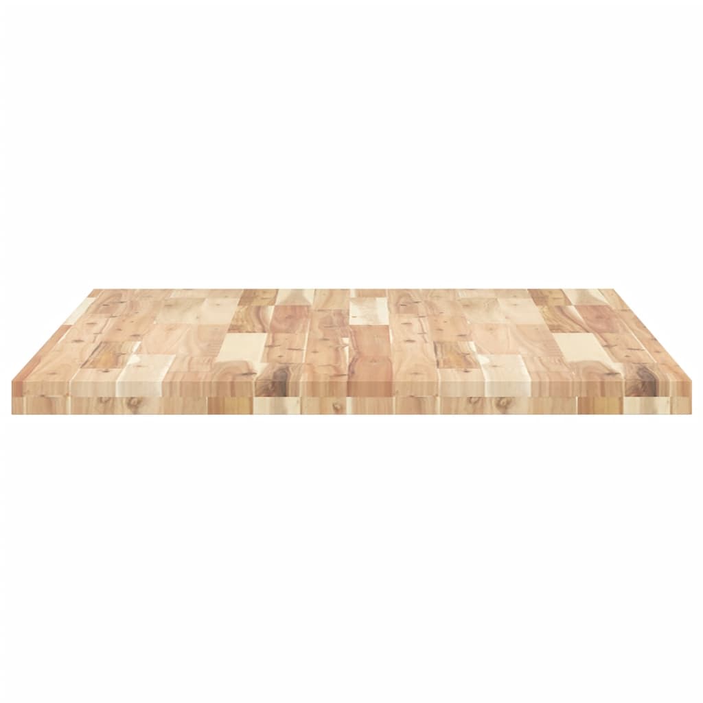 vidaXL Table Top Rectangular 100x80x4 cm Solid Wood Acacia