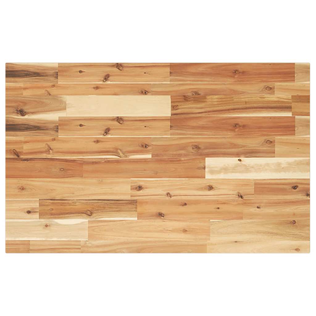 Table Top Rectangular 60x50x2 cm Solid Wood Acacia