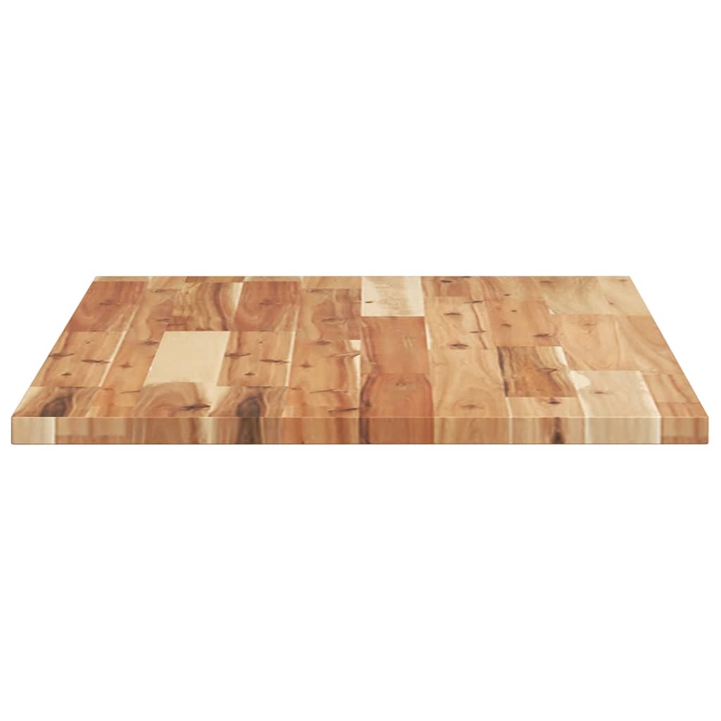 Table Top Rectangular 60x50x2 cm Solid Wood Acacia