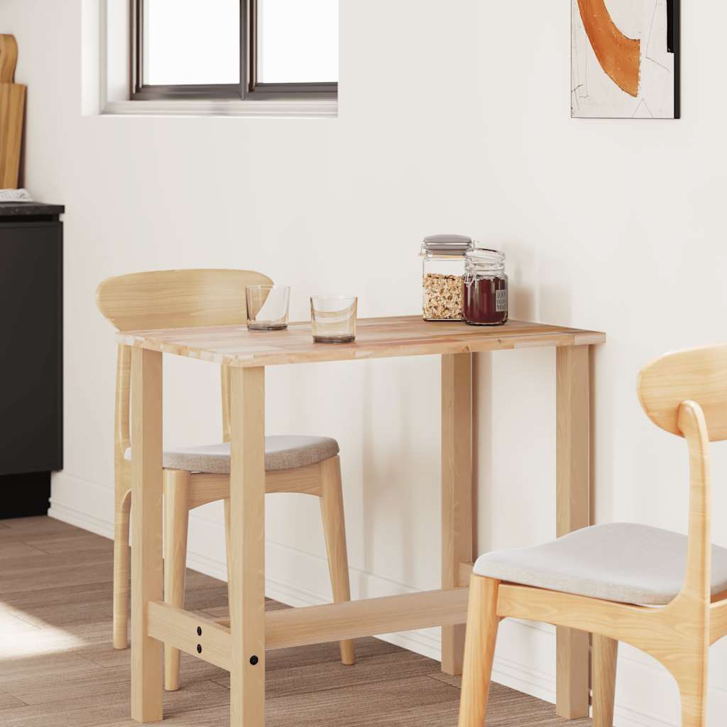 Table Top Rectangular 80x60x2 cm Solid Wood Acacia