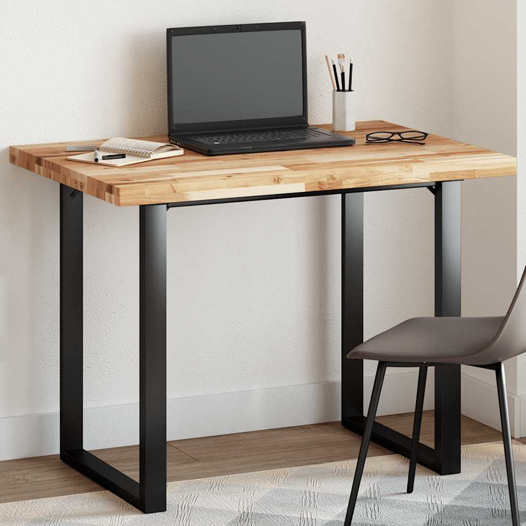 Table Top Rectangular 80x70x4 cm Solid Wood Acacia