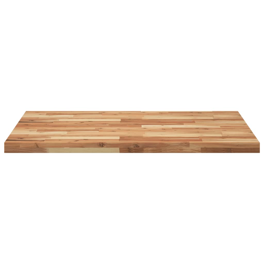 vidaXL Table Top Rectangular 100x80x4 cm Solid Wood Acacia