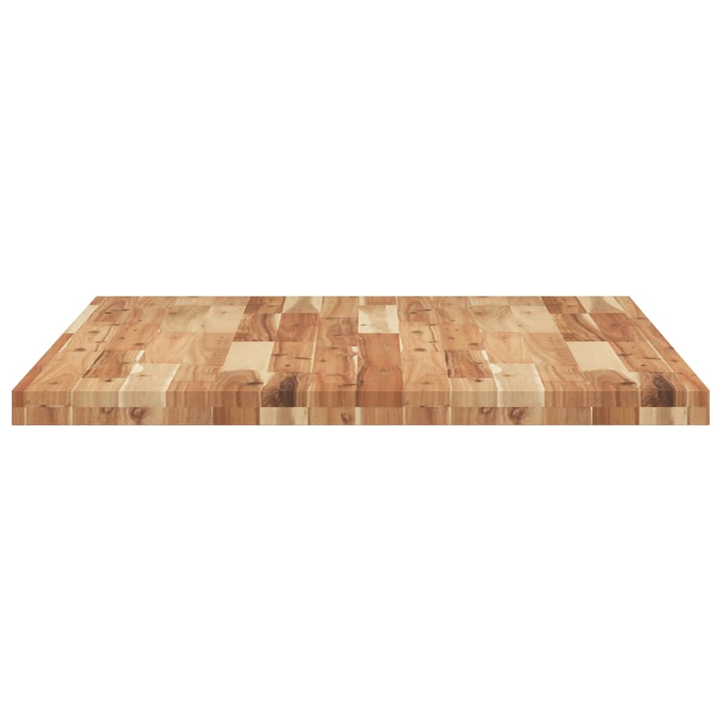 vidaXL Table Top Rectangular 100x80x4 cm Solid Wood Acacia