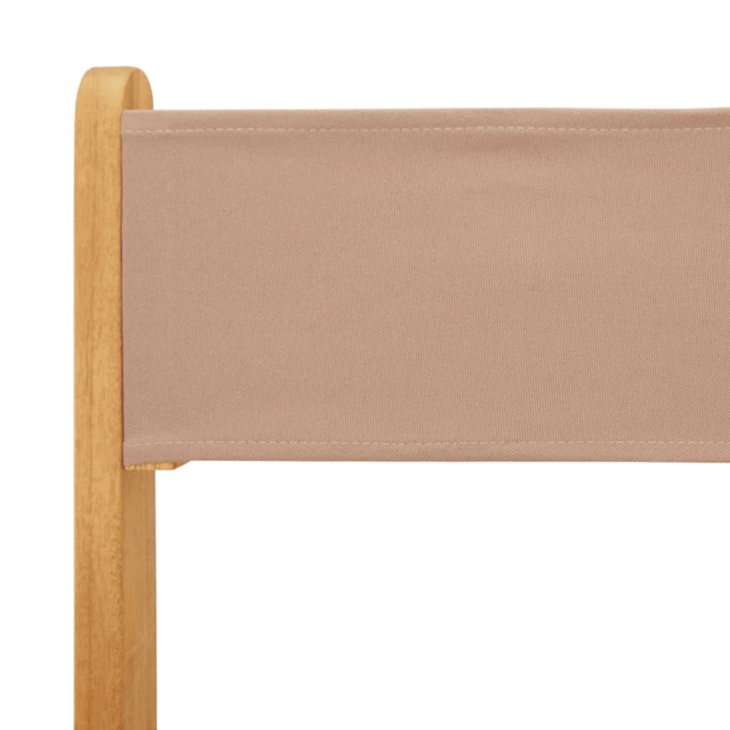 Bistro Set | Taupe, Wood | Solid acacia wood, polyester fabric | Medium