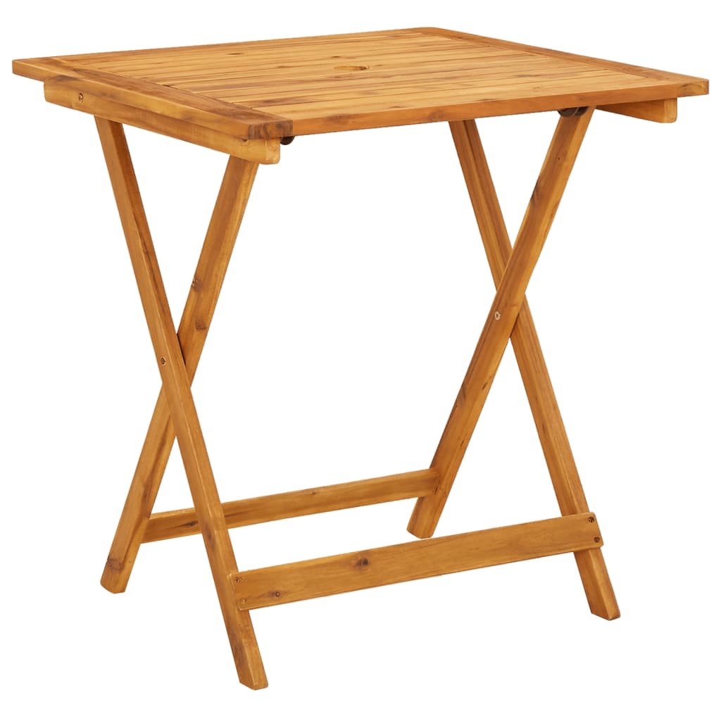 Bistro Set | Taupe | Solid acacia wood, 100% polyester | Compact