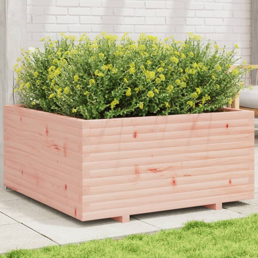 vidaXL Garden Planter 100x100x49.5 cm Solid Wood Douglas