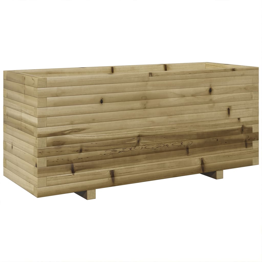 vidaXL Garden Planter 110x40x49.5 cm Impregnated Wood Pine