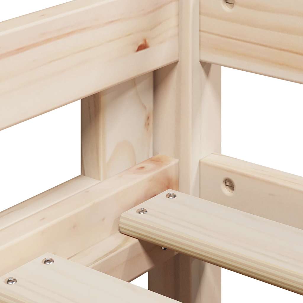 Bunk Bed without Mattress 80x200 cm Solid Wood Pine