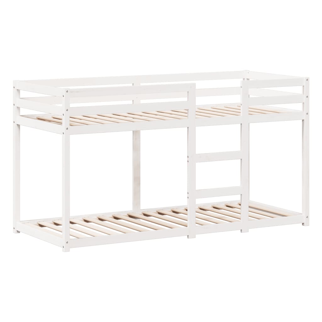 vidaXL Bunk Bed without Mattress White 90x200 cm Solid Wood Pine