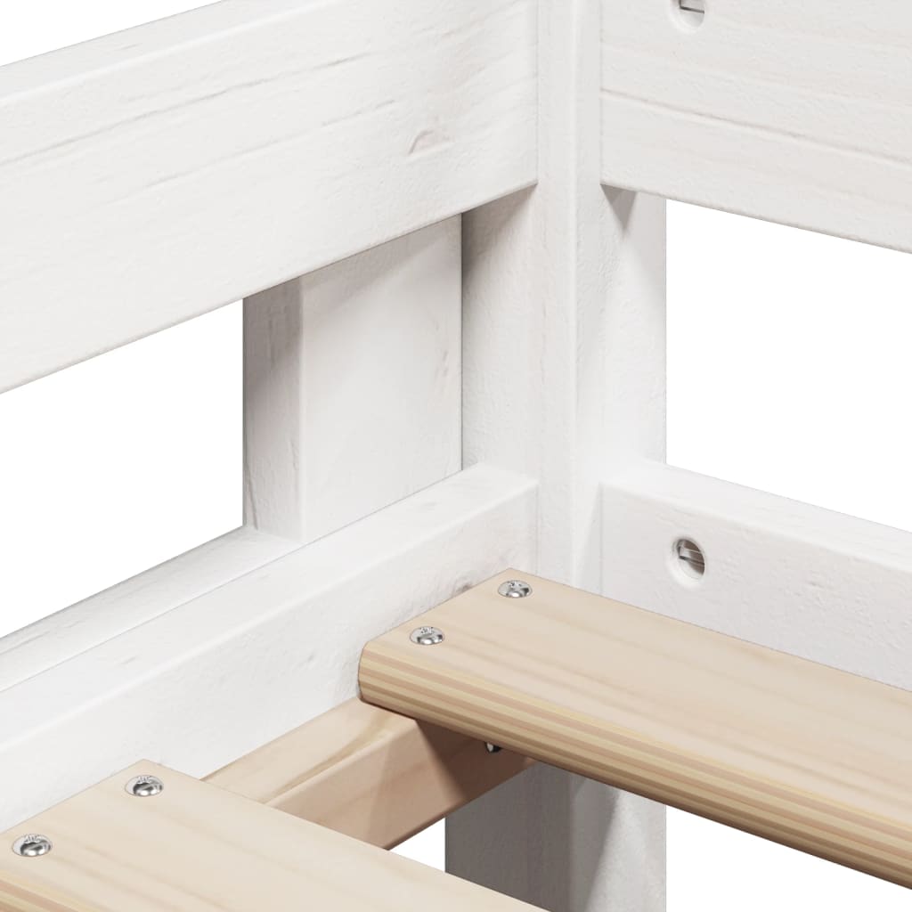 vidaXL Bunk Bed without Mattress White 90x200 cm Solid Wood Pine