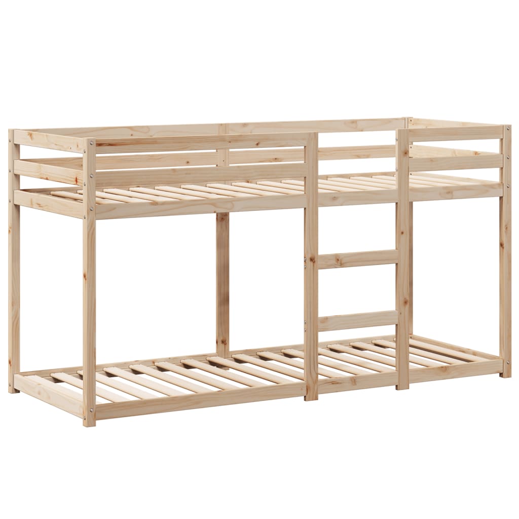 vidaXL Bunk Bed without Mattress 90x190 cm Single Solid Wood Pine