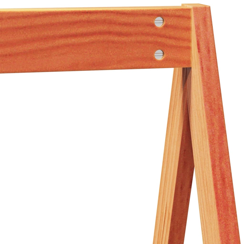 Bunk Bed without Mattress Wax Brown 90x190 cm Single Solid Wood Pine