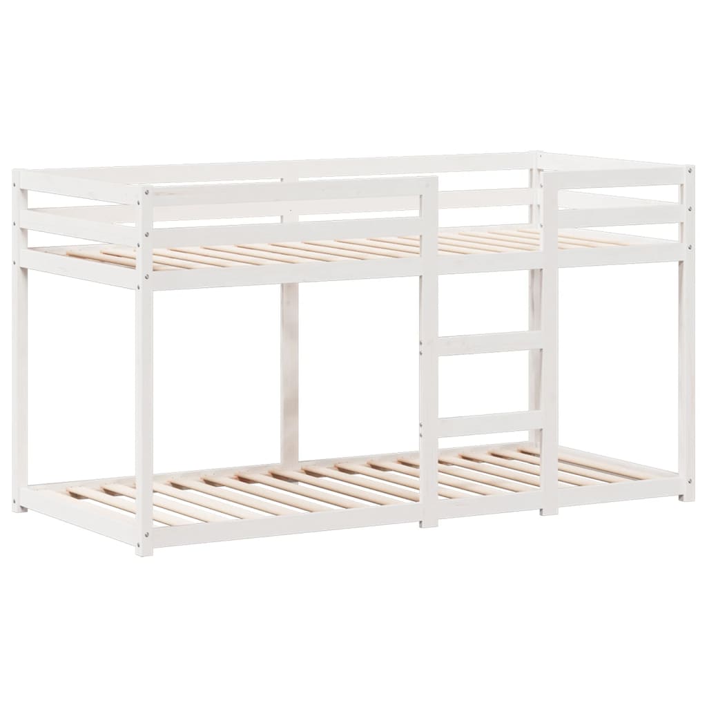 vidaXL Bunk Bed without Mattress White 80x200 cm Solid Wood Pine