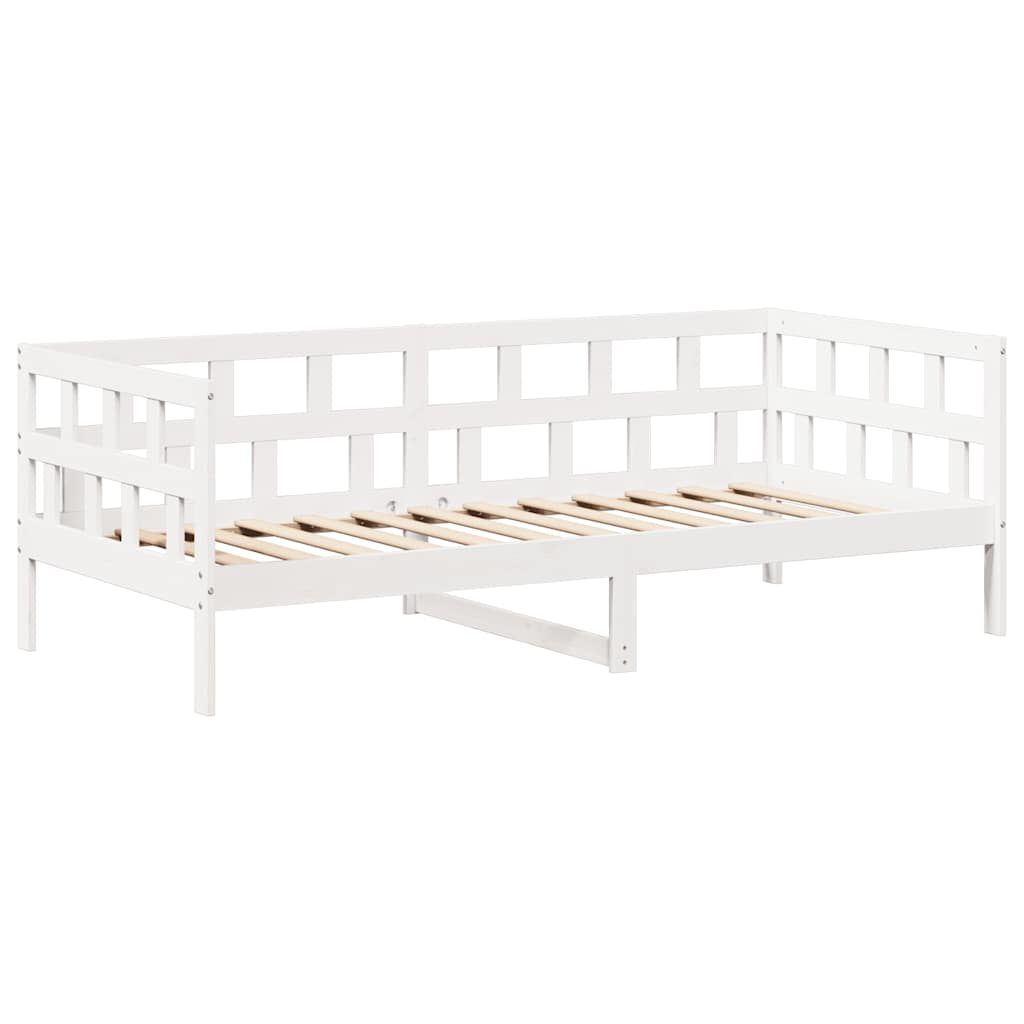 Day Bed Set with Roof without Mattress White 80x200 cm