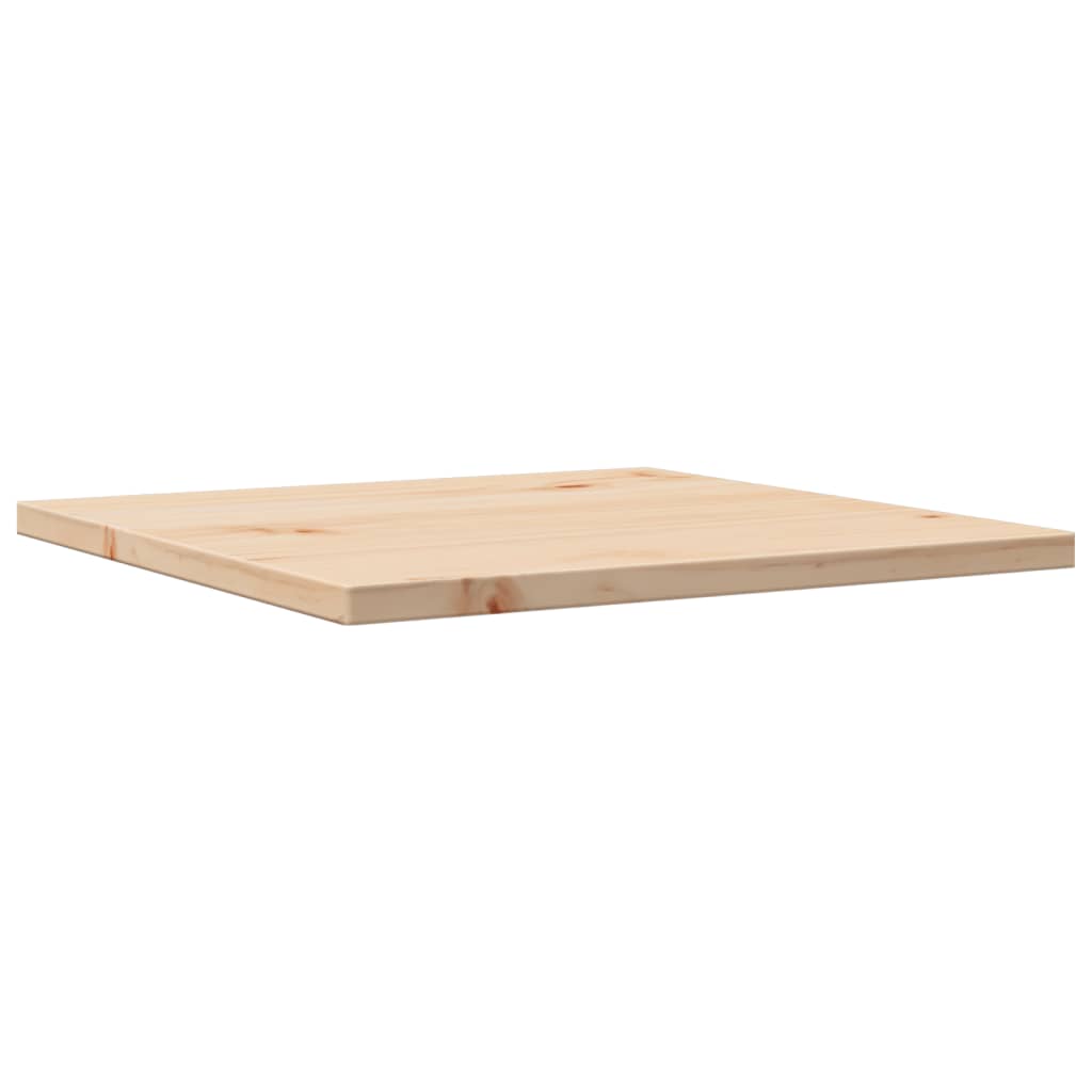 vidaXL Table Top 50x50x1.7 cm Square Solid Wood Pine