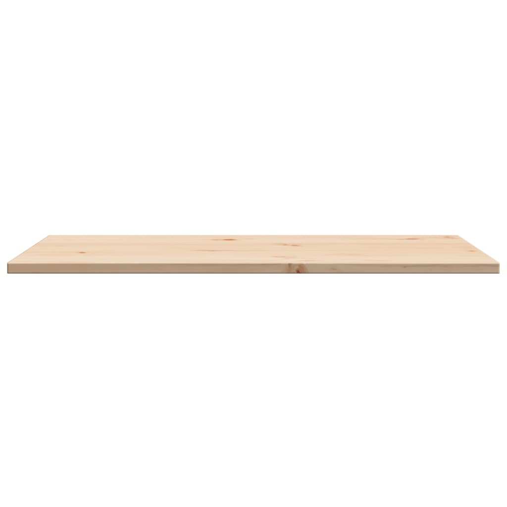 vidaXL Table Top 80x50x1.7 cm Rectangular Solid Wood Pine